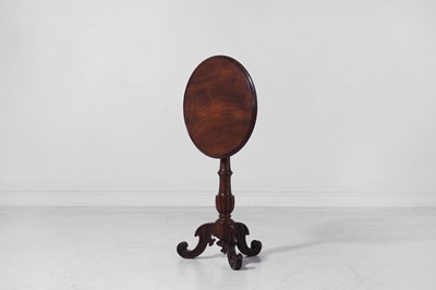 Lot 142 - A mahogany tripod table