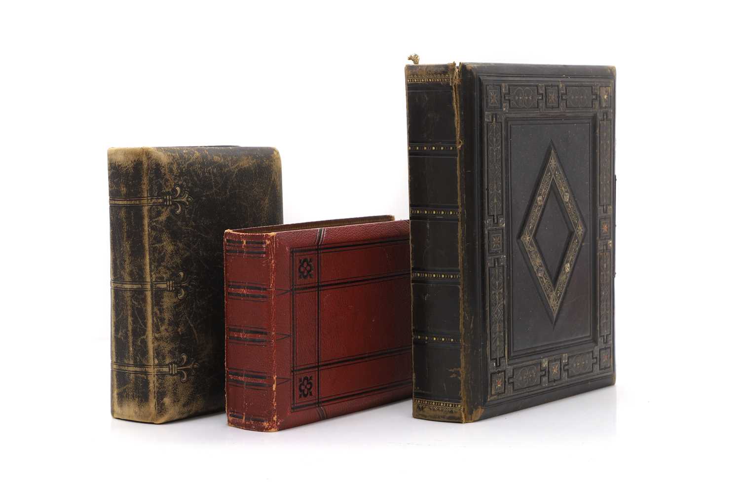 Lot 401 - Three Victorian photograph albums