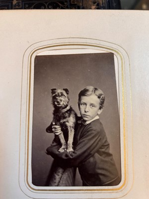 Lot 401 - Three Victorian photograph albums