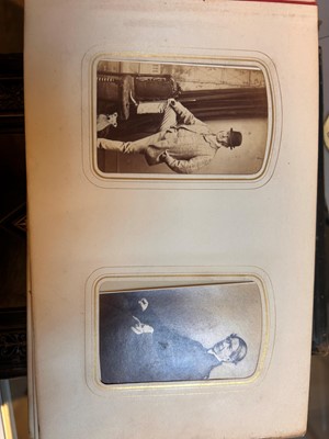 Lot 401 - Three Victorian photograph albums