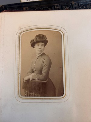 Lot 401 - Three Victorian photograph albums