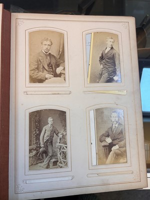 Lot 401 - Three Victorian photograph albums