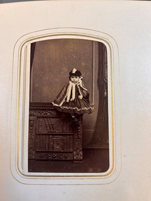Lot 401 - Three Victorian photograph albums