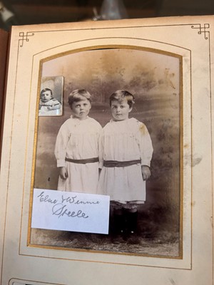 Lot 401 - Three Victorian photograph albums