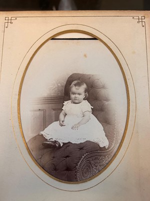 Lot 401 - Three Victorian photograph albums