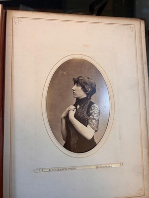 Lot 401 - Three Victorian photograph albums