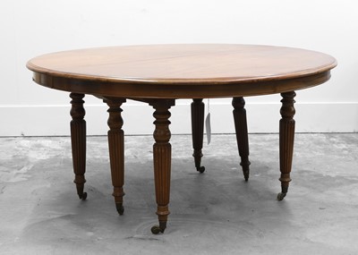 Lot 518 - A William IV mahogany extending dining table