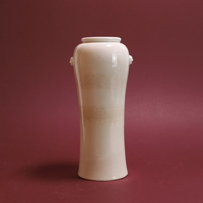 Lot 86 - A Chinese blanc de Chine vase