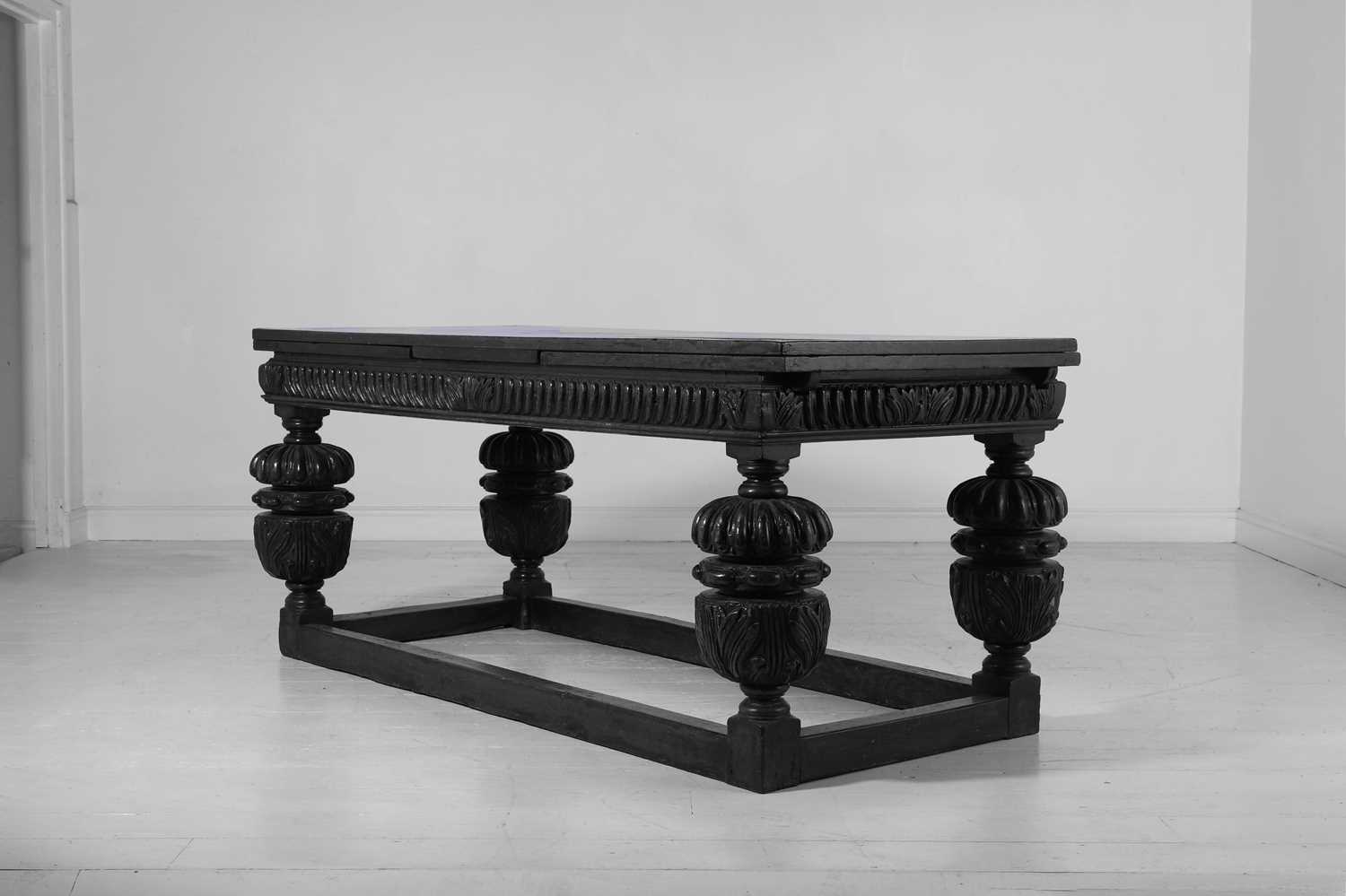 Lot 152 - An Elizabethan-style oak refectory table