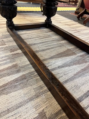 Lot 152 - An Elizabethan-style oak refectory table