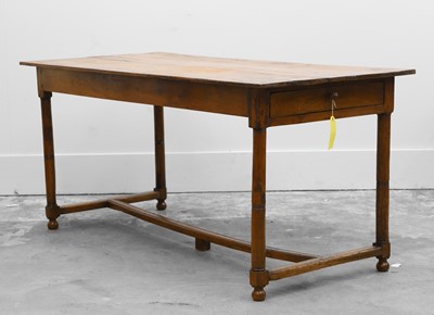 Lot 515 - A fruitwood vernacular farmhouse table