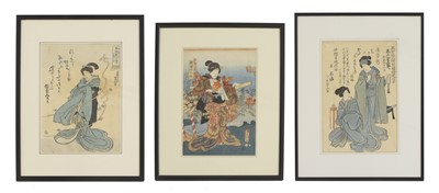 Lot 327 - Utagawa Kunisada 'Toyokuni III' (Japanese, 1786-1865)