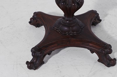 Lot 262 - A William IV rosewood and specimen marble games table