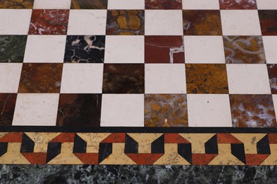 Lot 262 - A William IV rosewood and specimen marble games table