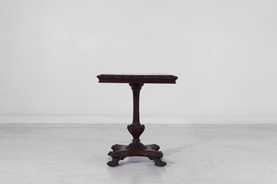 Lot 262 - A William IV rosewood and specimen marble games table