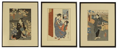 Lot 172 - Utagawa Kunisada 'Toyokuni III' (Japanese, 1786-1865)
