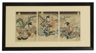 Lot 190 - Utagawa Kunisada 'Toyokuni III' (Japanese, 1786-1865)