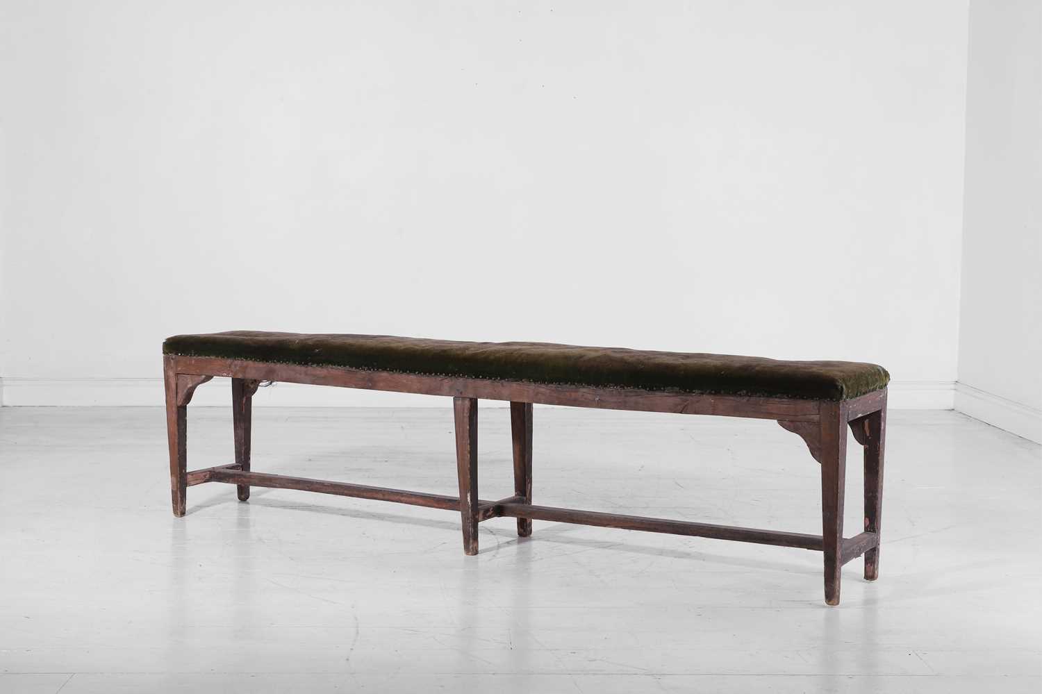 Lot 261 - A Louis XVI beech hall bench
