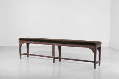 Lot 261 - A Louis XVI beech hall bench