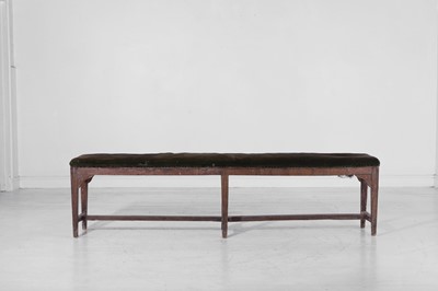 Lot 261 - A Louis XVI beech hall bench