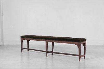 Lot 261 - A Louis XVI beech hall bench