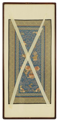 Lot 76 - A textile panel