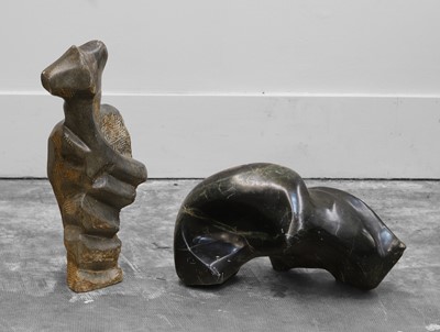 Lot 251 - A Shona School abstract sculpture, by Arthur Fata, 1986