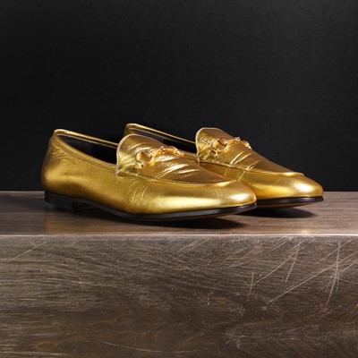 Lot 1396 - A pair of Gucci 'Jordaan' loafers
