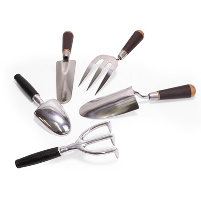 Lot 1336 - A set of Gucci and Hermès gardening tools
