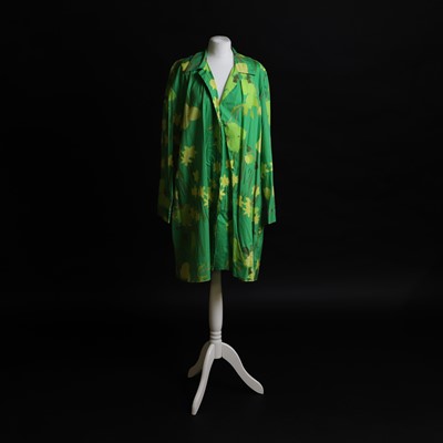 Lot 1380 - A Bernadette green floral dress