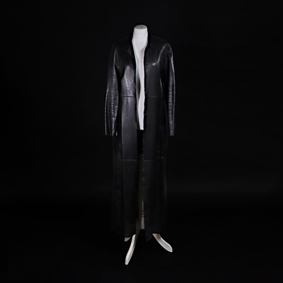 Lot 1357 - A Betty Jackson unstructured leather coat