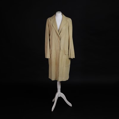 Lot 1365 - A Narcisco Rodriguez handmade suede coat