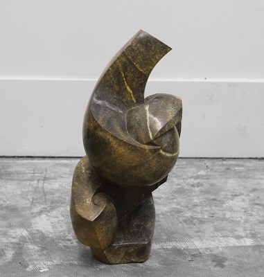 Lot 255A - A Shona sculpture 'Embrace', by Brighton Sango