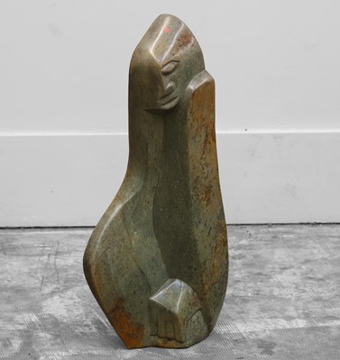 Lot 253 - A Shona sculpture 'Worried Spirit', by Albert Mamvura, 1986