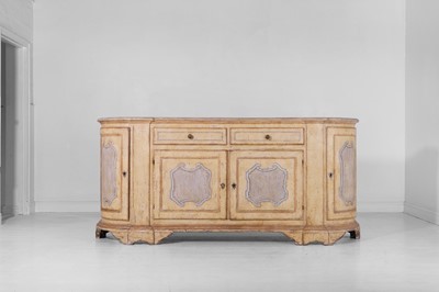 Lot 19 - A painted pine buffet