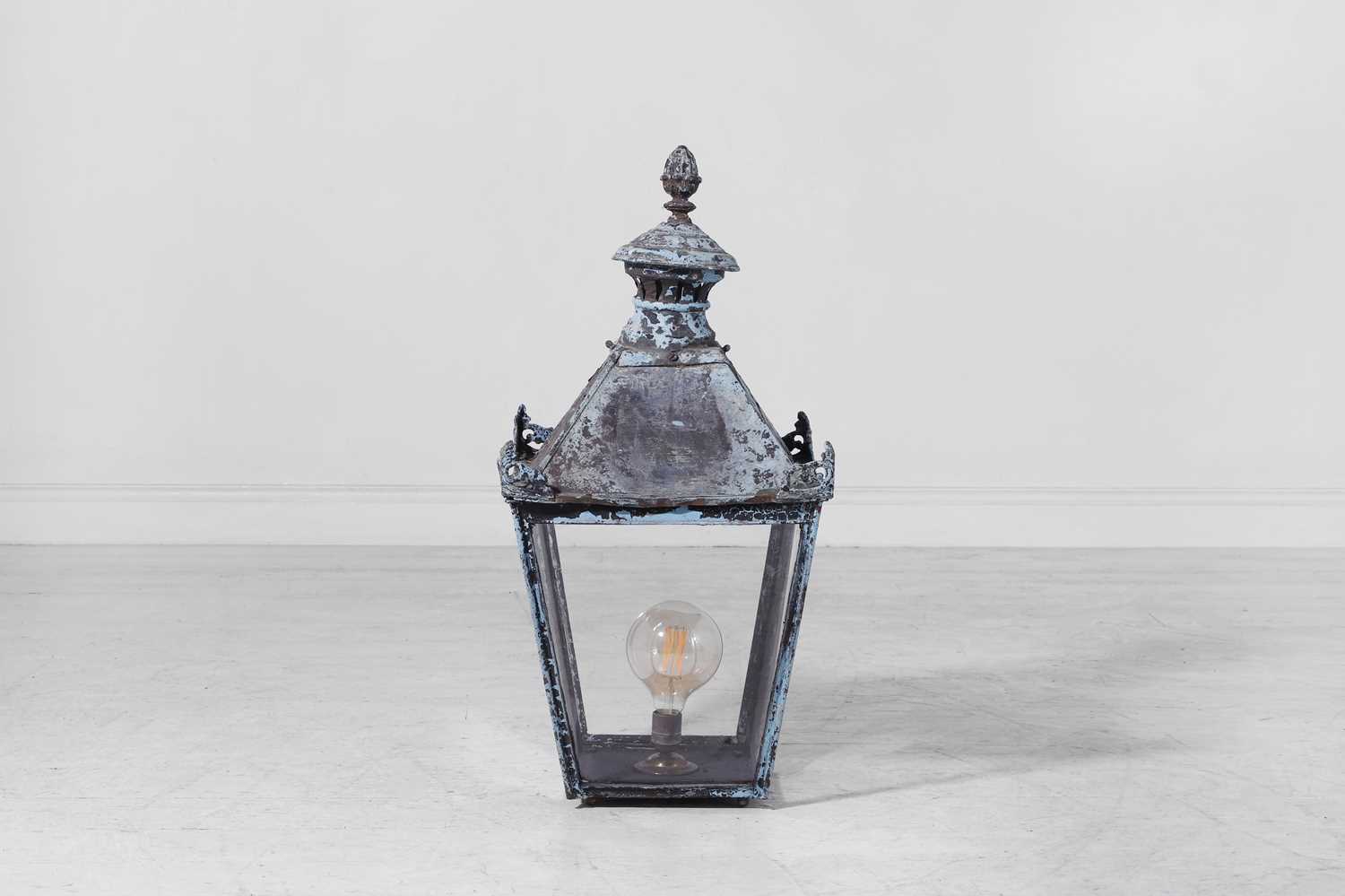 Lot 258 - A copper lantern