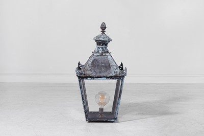Lot 258 - A copper lantern