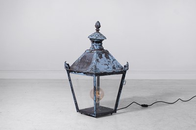 Lot 258 - A copper lantern