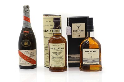 Lot 391 - A selection of Whiskies and Champagne