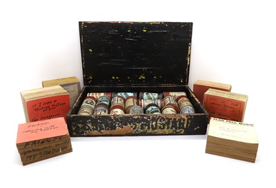 Lot 351 - Eighteen phonograph cylinders and six organ books