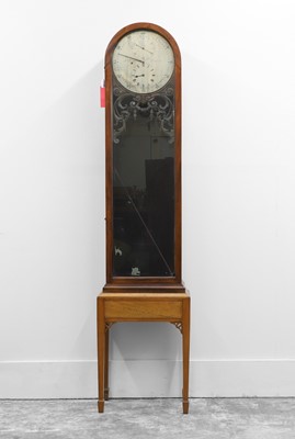 Lot 203 - A Victorian mahogany regulator longcase clock