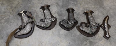 Lot 382 - A large collection of Middle Eastern mounted daggers