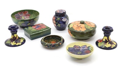 Lot 105 - A collection of Moorcroft pottery