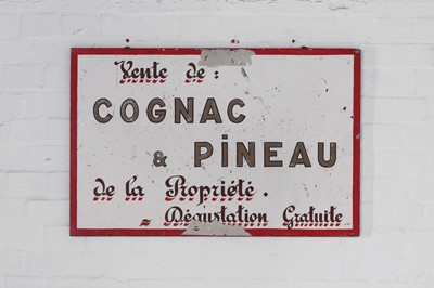 Lot 253 - An enamel sign