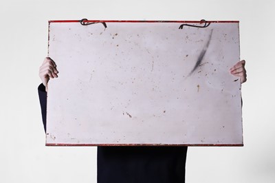 Lot 253 - An enamel sign