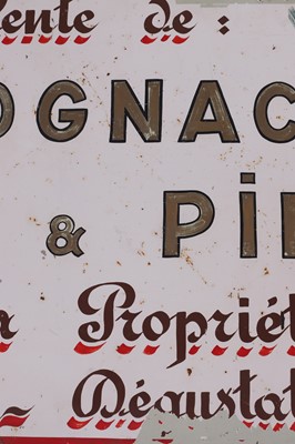 Lot 253 - An enamel sign