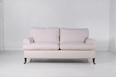 Lot 476 - An upholstered two-seater sofa by George Smith