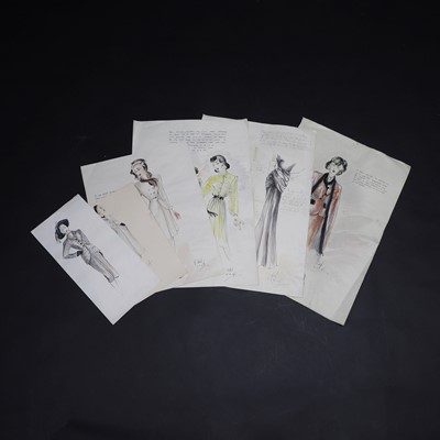 Lot 1479 - A collection of fashion illustrations