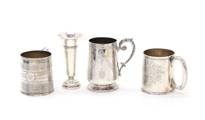 Lot 4A - A collection of silver items
