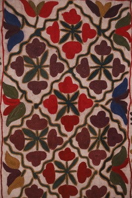 Lot 178 - An embroidered suzani panel